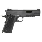 Swiss Arms 1911 TRS Vollmetall BAX System Co2 Pistole Blowback 4,5 mm BB (P18) + 4komma5 Stahl BBs + Co2-Kapseln