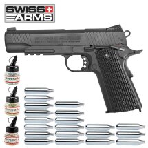 Superset Swiss Arms 1911 TRS Vollmetall BAX System Co2...