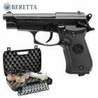 Kofferset Beretta M84 FS 4,5 mm BB Co2-Pistole Blowback Vollmetall (P18)