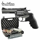 Kofferset Dan Wesson Co2-Revolver 715 Lauflänge 4" - 4,5 mm Stahl BB (P18)