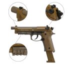 Luftpistolenset Beretta M9A3 FDE 4,5 mm Stahl BB Co2-Pistole Blow Back (P18)