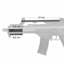 Heckler & Koch G36 C Sportsline S-AEG Softair-Gewehr Kaliber 6 mm BB (P18) + Akku und Ladegerät