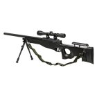 Kofferset GSG MB01 Sniper Softair-Gewehr Kaliber 6 mm BB Federdruck (P18) + 3-9x40 Zielfernrohr