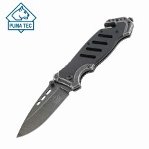Puma TEC Rettungsmesser schwarze G10 Griffschalen Klinge...