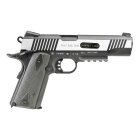 Komplettset Colt 1911 Railgun Bicolor Vollmetall Softair-Co2-Pistole Kaliber 6 mm BB Blowback (P18)