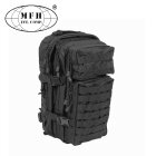 MFH US Rucksack Assault I Basic Schwarz 30 l