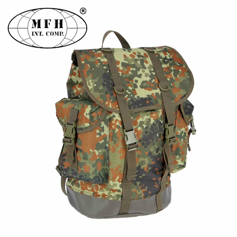 MFH BW Gebirgsrucksack Baumwolle Flecktarn 30 l