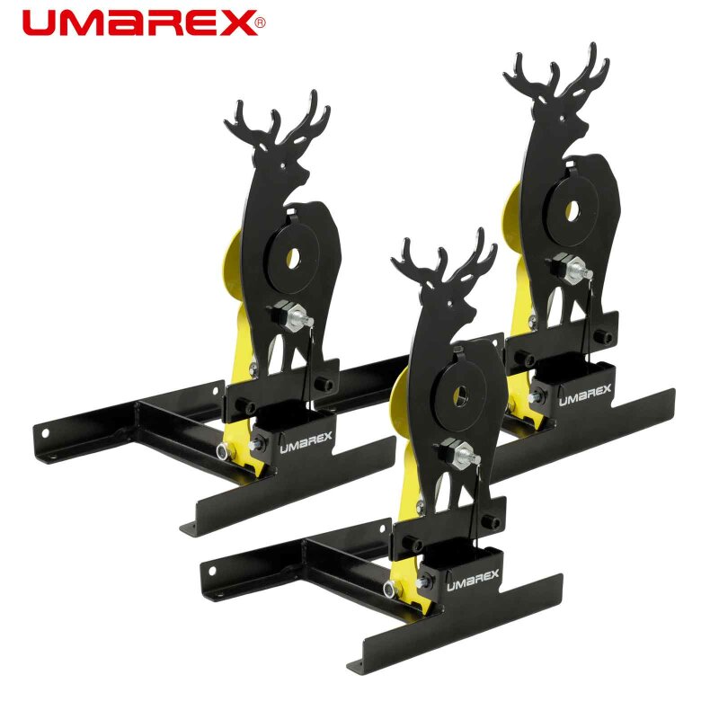 Hirschtrio - 3 x Umarex Drop Shot Target Motiv Hirsch