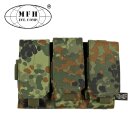 MFH Magazintasche MOLLE dreifach Modular System Flecktarn