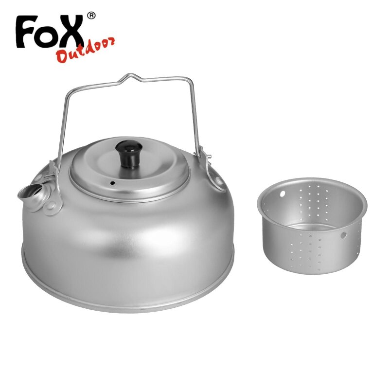 Fox Outdoor Teekessel Aluminium mit Teesieb 0,95 Liter