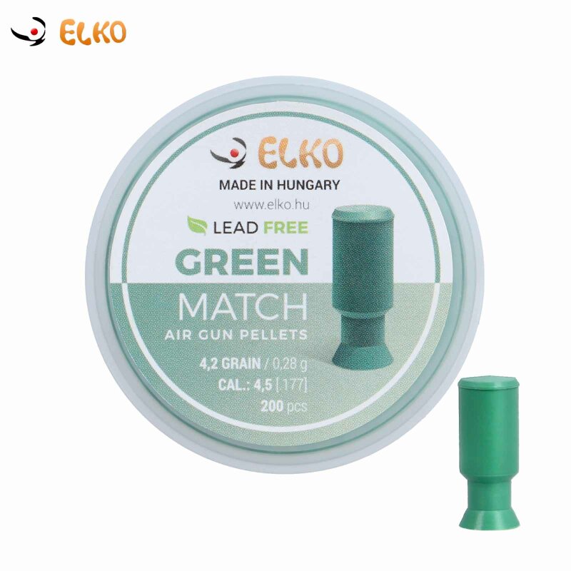 Elko Flachkopf Diabolos Green Match 4,5 mm 200 Stück