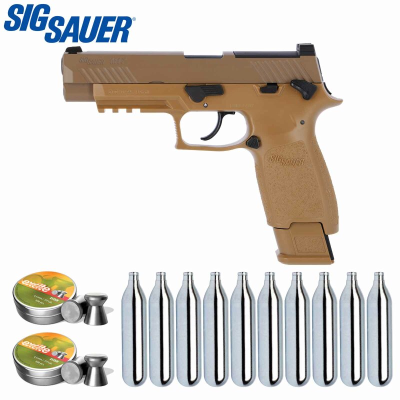 SET SIG SAUER P320 M17  Co2-Pistole 4,5 mm Diabolo Blowback (P18)