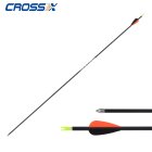 Cross-X 4.2 Carbonpfeil mit Befiederung Ambition .003" Spine 900