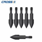 6-er Pack Cross-X 6.2 Stahlspitze zum Schrauben Bullet 9/32" - 75 grains