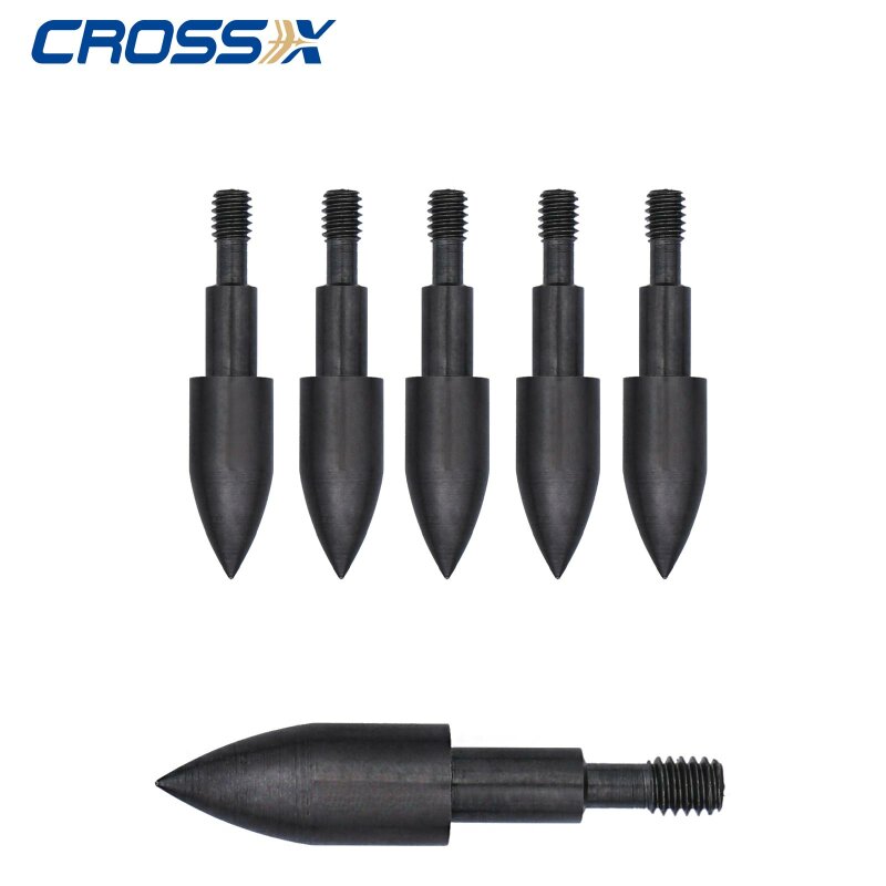 6-er Pack Cross-X 6.2 Stahlspitze zum Schrauben Bullet 21/64" - 125 grains