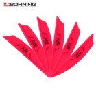 6-er Pack Bohning Plastikfedern Air Vanes 2" (ca. 5,08 cm) Hot Pink