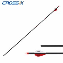 Cross-X 6.2 Carbonpfeil mit Befiederung Gladiator...