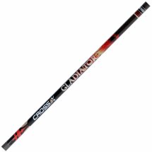 Cross-X 6.2 Carbonpfeil mit Befiederung Gladiator .006" Spine 600