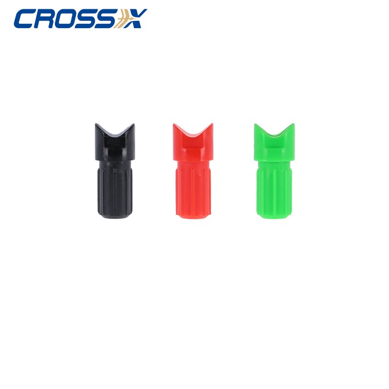 6-er Pack Cross-X Half Moon Nock für Cross-X Armbrustbolzen