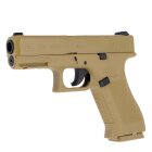 Kofferset Umarex Glock 19X Co2-Pistole Coyote 19 Schuss Kaliber 4,5 mm Stahl BB (P18)