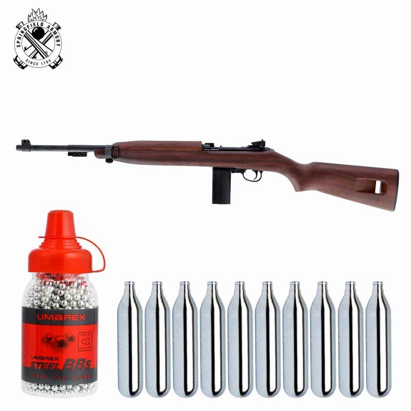 SET Springfield M1 Carbine Co2-Luftgewehr Blowback 4,5 mm BB (P18)