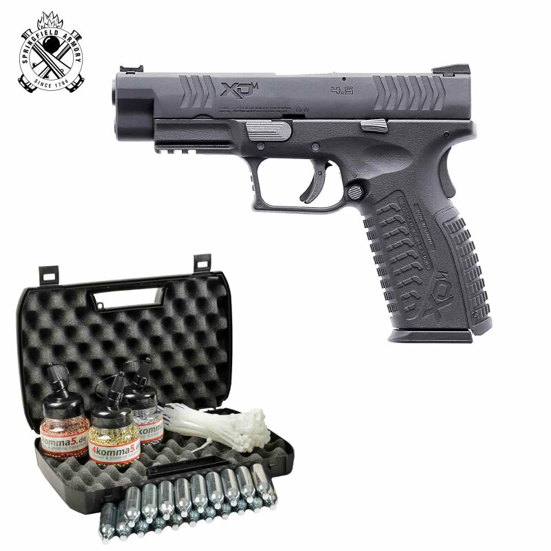 Kofferset Springfield XDM 4,5 mm BB Blowback Co2-Pistole (P18)