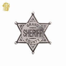 Denix Sheriffstern Grand County Silberfarben