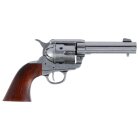 Denix Dekomodell 45er Colt Peacemaker 4,75" Lauf Silber - Holzgriffschalen