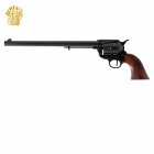 Denix Dekomodell 45er Colt Peacemaker 12" Lauf Schwarz - Braune Griffschalen