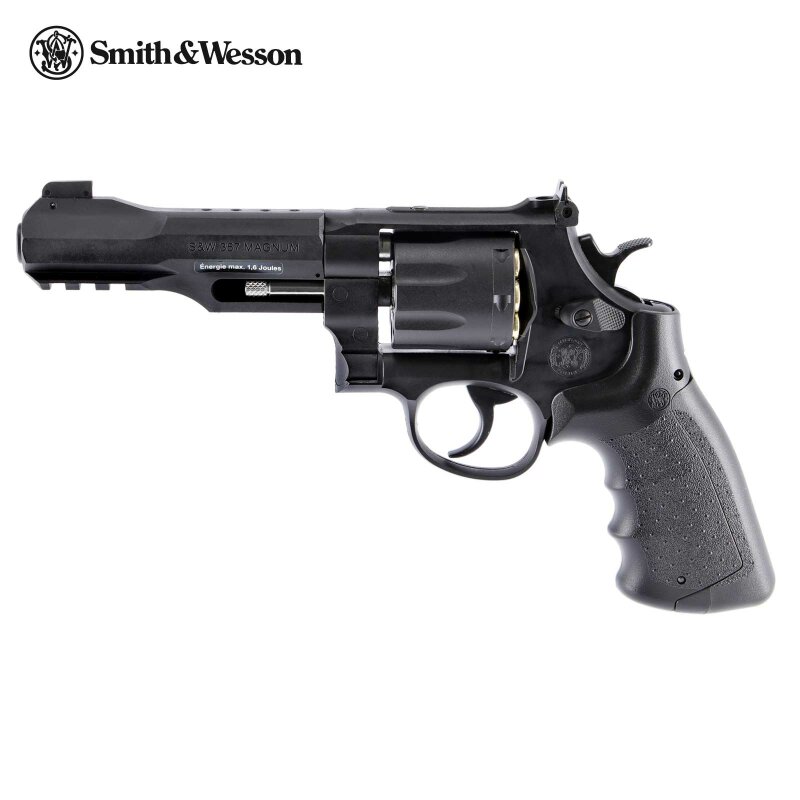 Smith & Wesson M&P R8 Softair-Co2-Revolver Schwarz Kaliber 6 mm BB (P18)