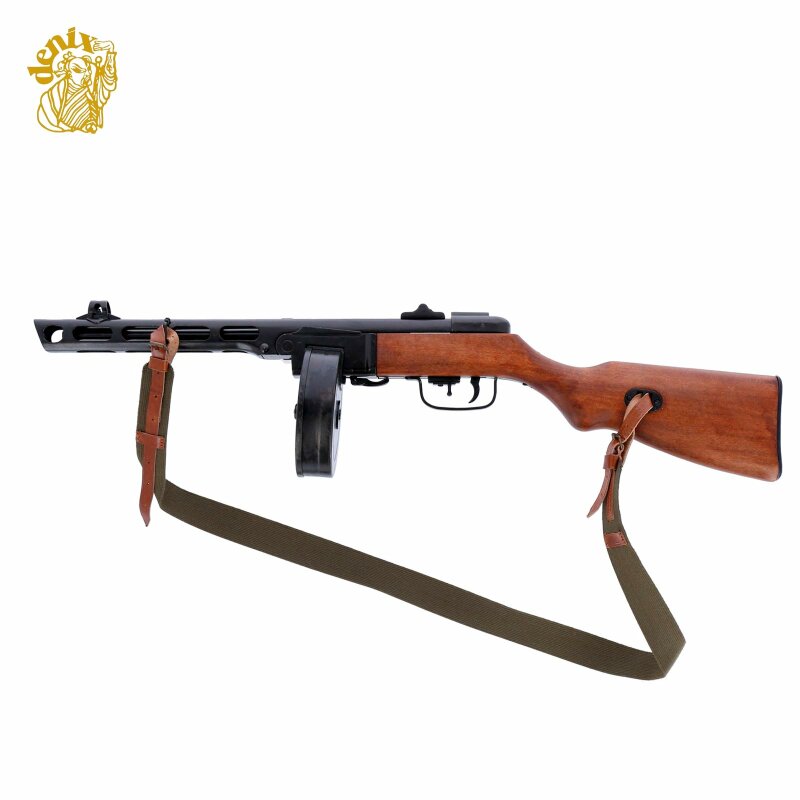 Denix Dekomodell PPSH-41 Maschinengewehr mit Gurt