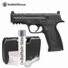 Komplettset Smith & Wesson M&P 9 Performance Center Softair-Pistole Schwarz Kaliber 6 mm BB Gas Blowback (P18)