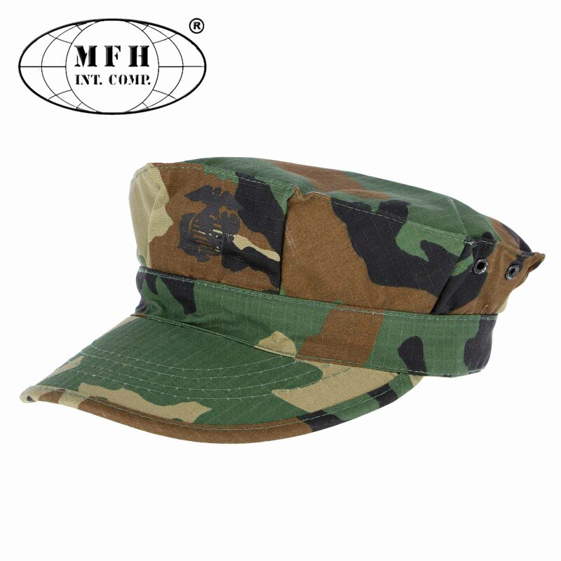 MFH US Cap USMC Rip Stop Woodland M (57-58 cm)