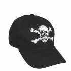 MFH BB Cap Flach Totenkopf Schwarz