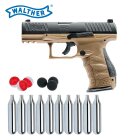 SET Walther Defense Training Marker PPQ M2 T4E RAM cal .43 FDE (P18) + Rubberballs + Pepperballs