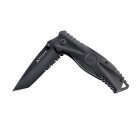 Black Ice One Schwarz Einhandmesser (P18)