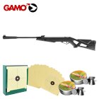 SET Gamo Luftgewehr Whisper X Knicklauf Kaliber 4,5 mm Diabolo (P18) + Kugelfang