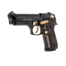 Ekol Firat Magnum Schreckschuss Pistole Schwarz-Gold 9 mm...