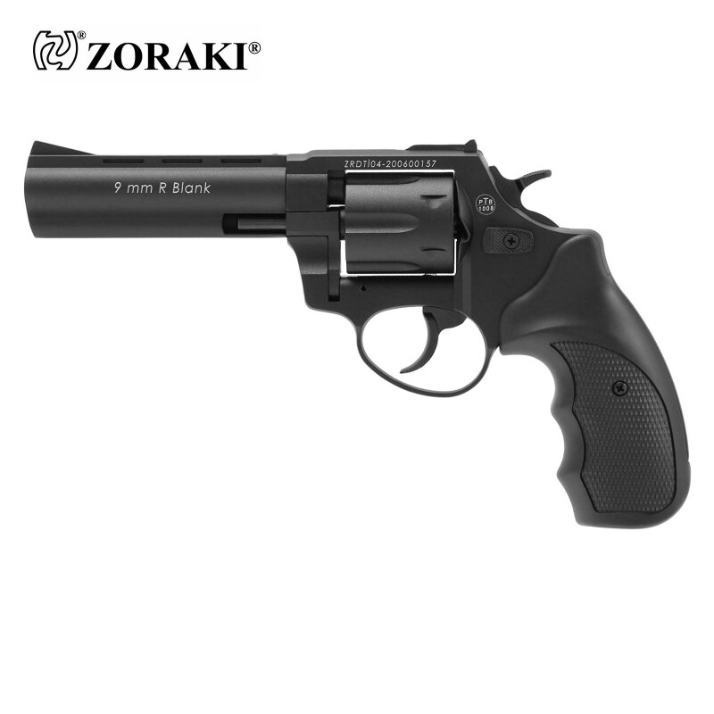 Zoraki R1 4,5 Zoll Lauf Schreckschuss Revolver Schwarz 9 mm R.K. (P18)