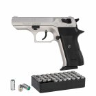 SET Record COP Schreckschuss Pistole metal-plate 9 mm P.A.K. (P18) + 50 Platzpatronen 9 mm P.A.K.