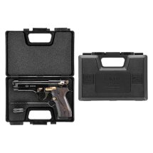 SET Ekol Firat Magnum Schreckschuss Pistole Schwarz-Gold 9 mm P.A.K. (P18) + 50 Platzpatronen 9 mm P.A.K.