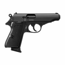 SET Walther PP Schreckschuss Pistole Schwarz 9 mm P.A.K. (P18) + 50 Platzpatronen 9 mm P.A.K.