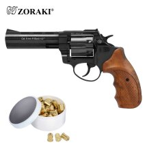 SET Zoraki R1 4,5 Zoll Lauf Schreckschuss Revolver Shiny...