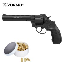 SET Zoraki R1 6 Zoll Lauf Schreckschuss Revolver Schwarz...