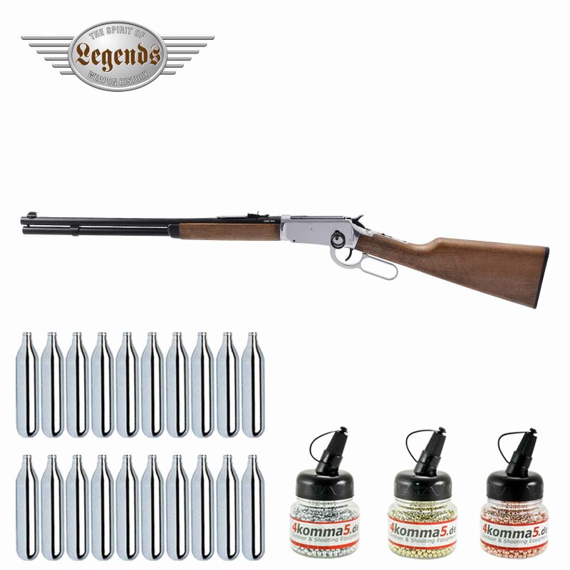 Superset Legends Cowboy Rifle Chrome-Finish 4,5 mm BB Co2-Gewehr (P18)