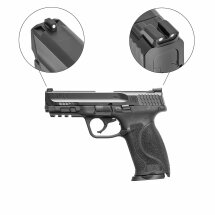 SET Smith & Wesson M&P9 M2.0 Blowback 4,5 mm BB schwarz (P18) Co2-Pistole