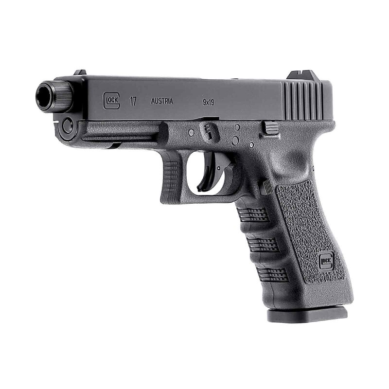 Glock 17 Mit Laufgewinde Co2 Pistole Kaliber 4 5 Mm Stahl Bb Diabo