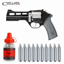 SET Chiappa Rhino 50DS Co2-Revolver Schwarz/Weiß...