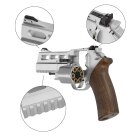 SET Chiappa Rhino 50DS Co2-Revolver Nickel Lauflänge 5" - 4,5 mm Stahl BB (P18)