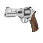 SET Chiappa Rhino 50DS Co2-Revolver Nickel Lauflänge 5" - 4,5 mm Stahl BB (P18)